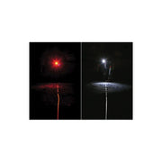 Zwarte Topeak Helm Led Headlux batterij voor fietsverlichting, zichtbaar op de afbeelding.