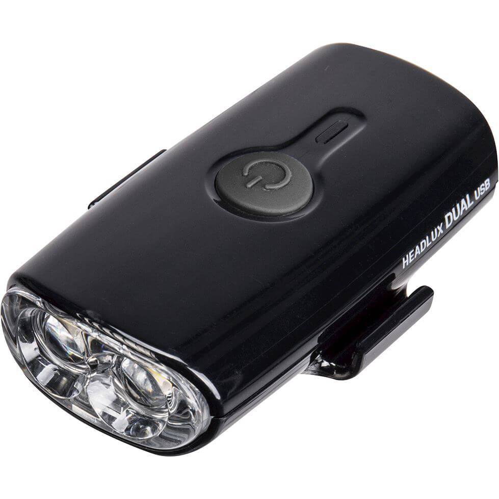 Topeak Helm Led Headlux Dual Usb Zwart - Le Coq Wielerartikelen