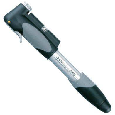 Topeak Minipomp Mini Dual Dxg, compacte fietspomp met dubbele ventieladapter voor betrouwbare bandenafstelling