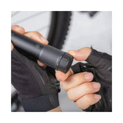 Topeak Minipomp Mountain Digital 2Stage, compacte fietspomp met digitale display en twee trapstanden voor mountainbikes