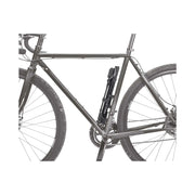 Topeak Minipomp Turbo Morph Digital, compacte fietspomp met digitale drukmeter en handvat, geschikt voor snel en nauwkeurig oppompen.