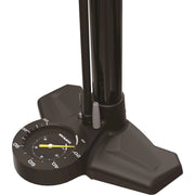 Topeak Joeblow Urban Ex vloerpomp met manometer en houten handvat voor fietspomp en banden oppompen