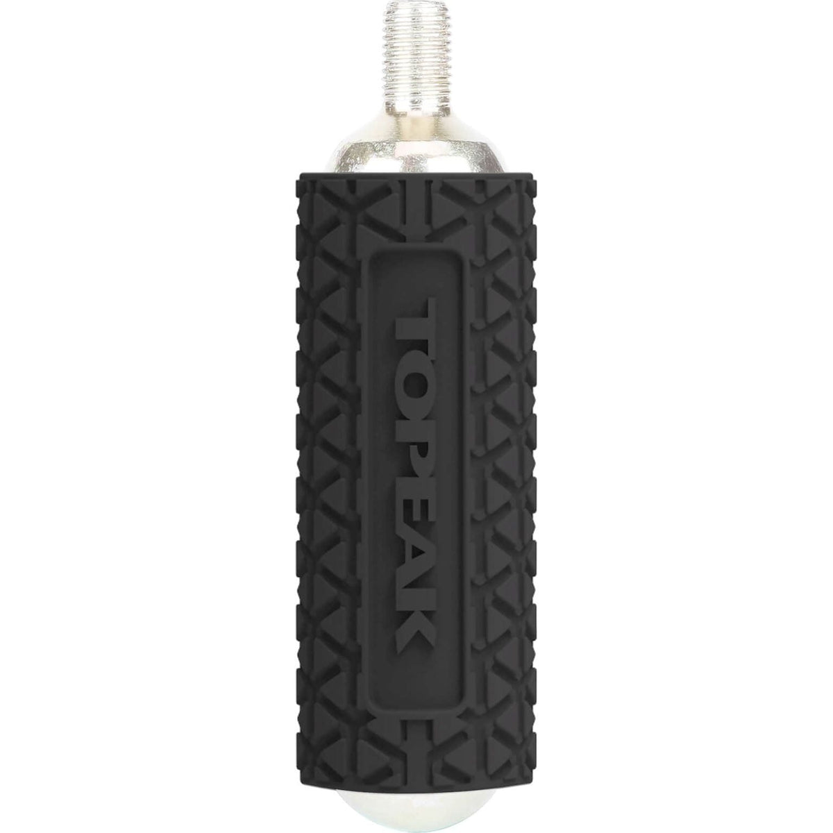 Topeak CO2 Patronen sleeve 16G, set van 2, geschikt voor fietsreparaties en snel oppompen, zichtbaar in de afbeelding.