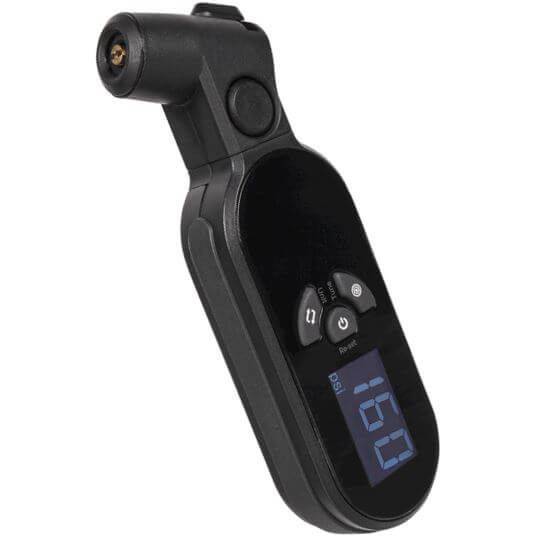 Topeak Digitale Bandenspanningsmeter Smartgauge D2X voor nauwkeurig meten van fietsbandenspanning, geel met digitaal display