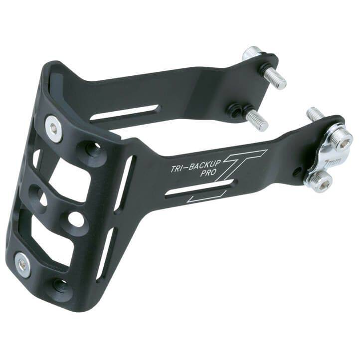 Topeak Bidonhouder bevestiging voor Tri-Backup Pro I, stevige montage voor fietsbidon, zwart kunststof en metalen onderdelen.