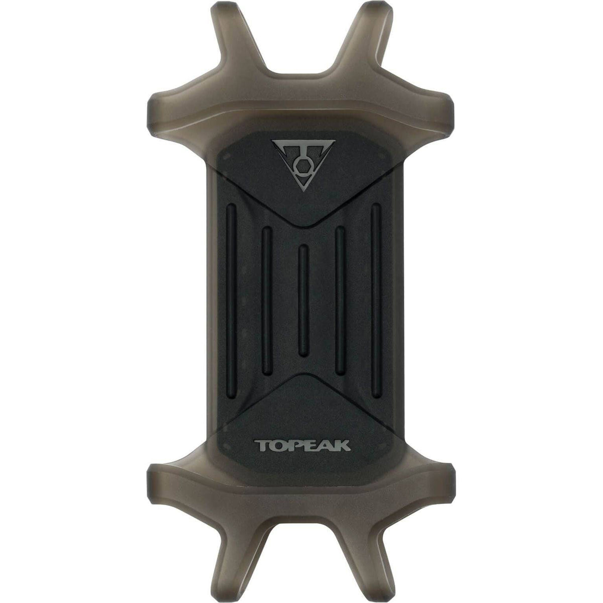 Topeak Ridecase Omni Dx Zw stuuraccessoire met display en bedieningsknoppen op een fiets stuur, zwart en compact design