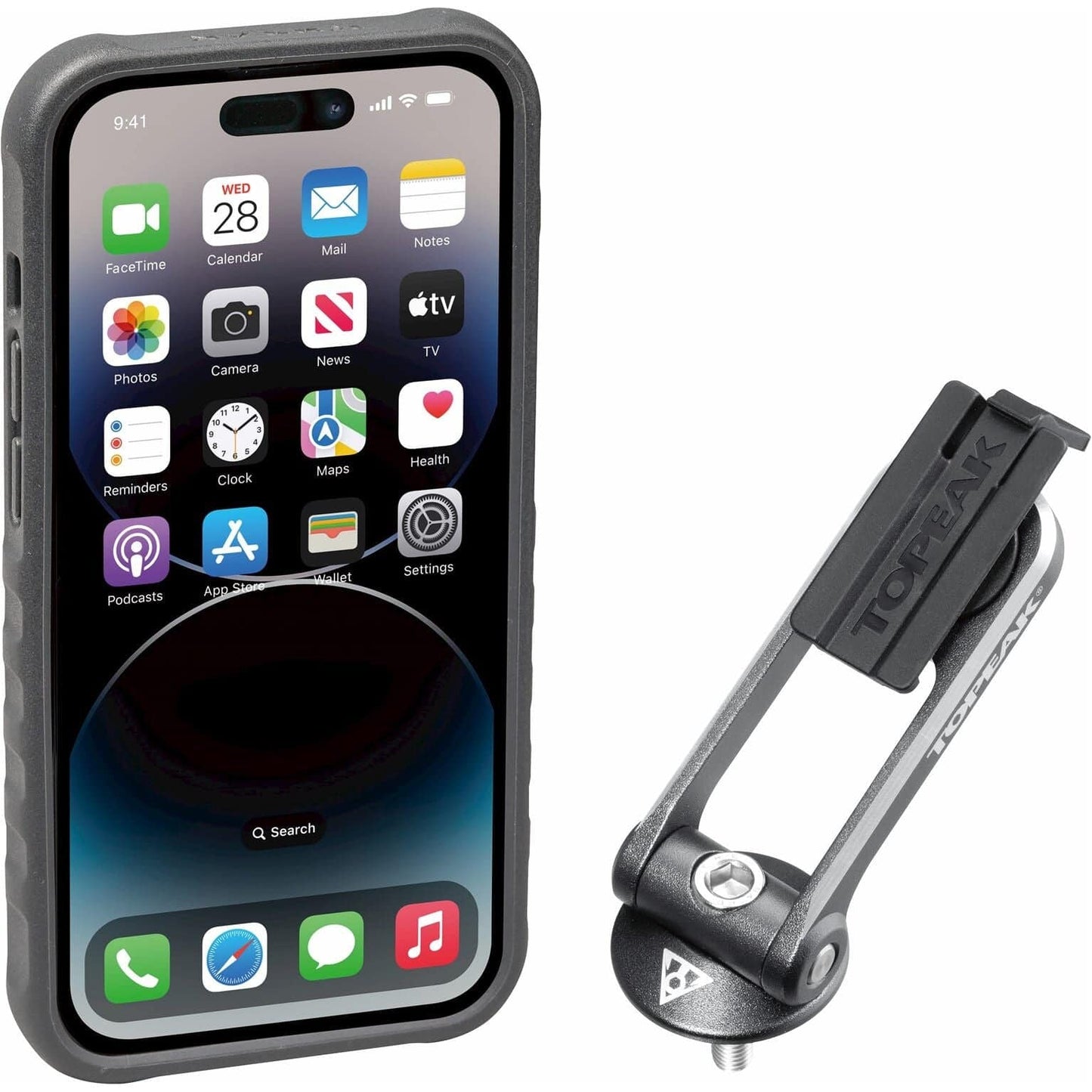 Topeak Ridecase Iphone 14 Pro Incl. Bevestiging - Le Coq Wielerartikelen
