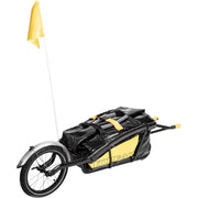 Topeak Tx Yoke/Gabel Journey transportkar voor trailer, stevige constructie en gebruiksvriendelijk ontwerp voor veilig vervoer.