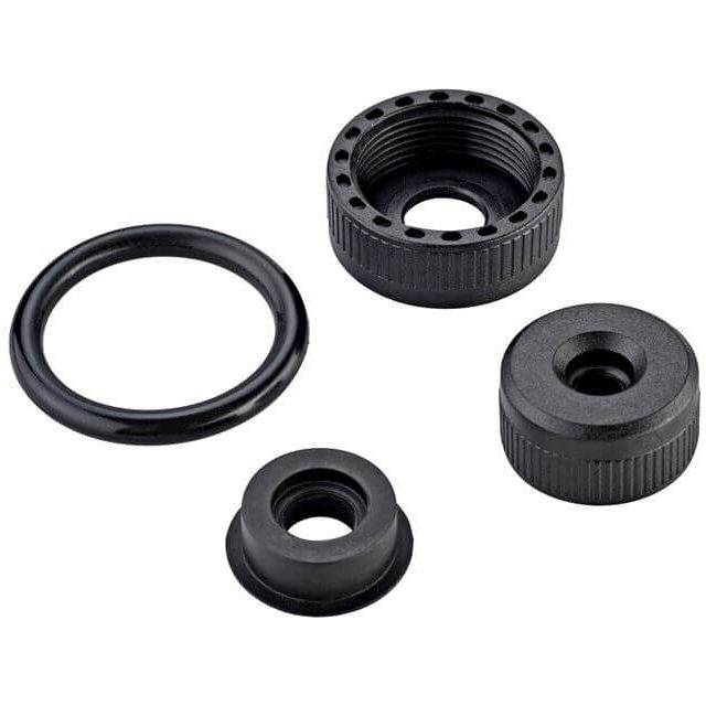Topeak Joe Blow Sport III Twinhead reparatieset voor pomponderdelen, inclusief accessoires voor fietsreparaties