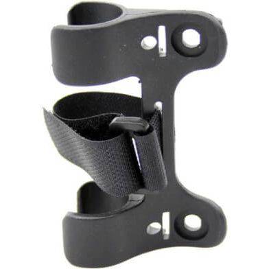 Topeak Gravel2 Peak Dxii fietspomp houder voor frame, geschikt voor gravel- en mountainbikes, zwart kunststof met bevestigingsmateriaal