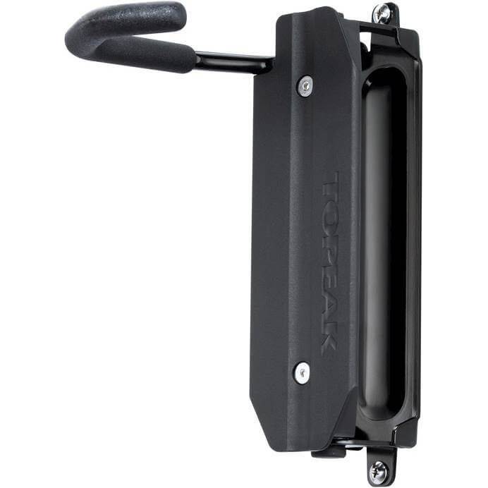Topeak ophangbeugel Swing-Up Ex voor fietsophangsysteem, zwarte metalen montagebeugel met verstelbare arm.