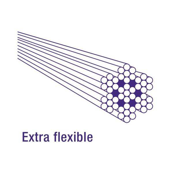Rem Binnenkabel Elvedes 2250Mm Rvs Ø1,5Mm Weinmann Tonnippel (100 Stuks In Doos) - Le Coq Wielerartikelen