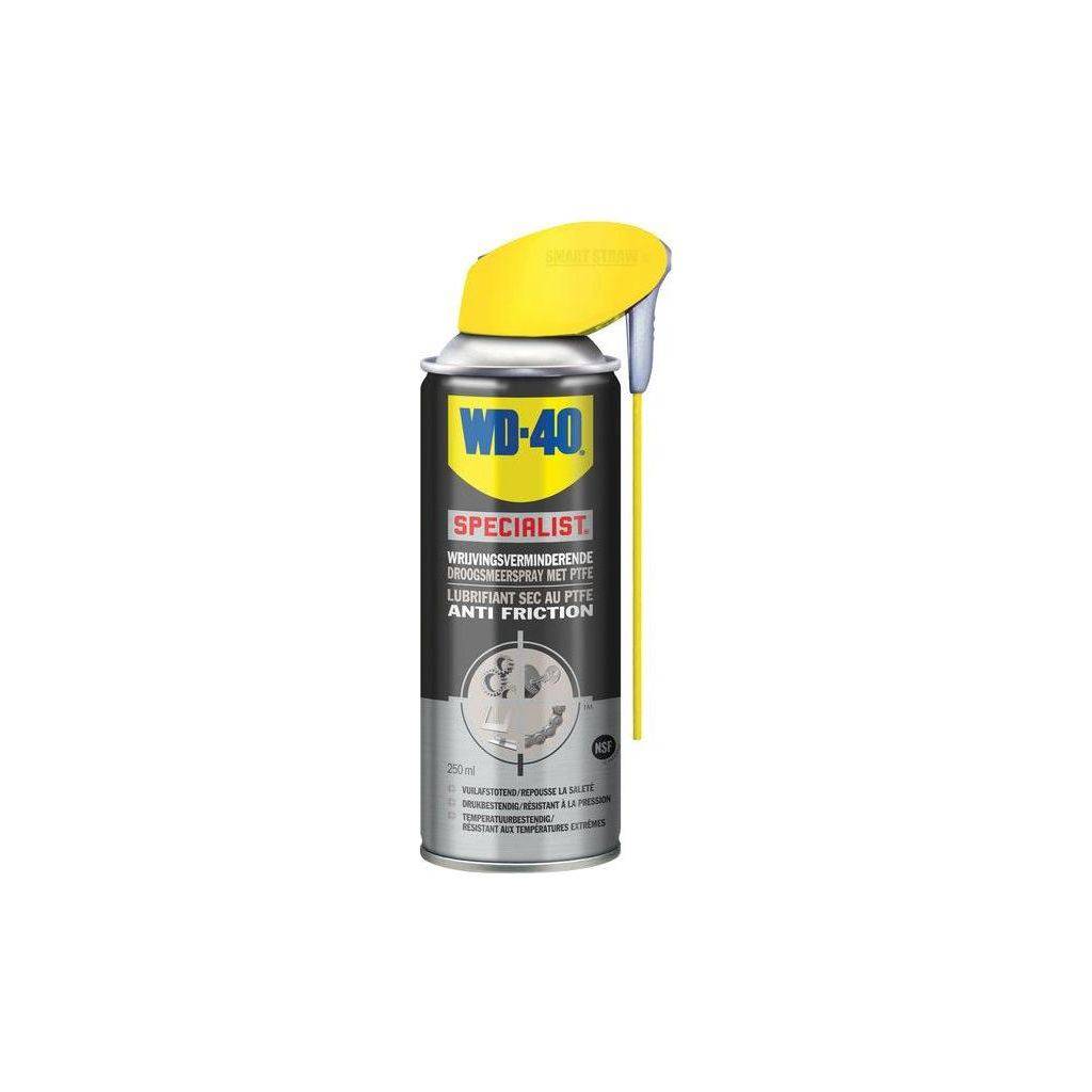 WD-40 Specialist droog smeerspray met PTFE en smart straw, 250 ml, voor kettingleger en smeerbehoeften