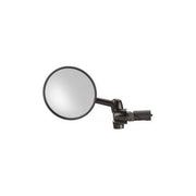 Busch & Müller fietsspiegel voor e-bike, zwart, diameter 80 mm, ronde spiegel met stevige bevestiging
