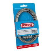 Elvedes rollerbrake kabelkit voor remmen, roestvrij staal, 1700mm of 2250mm, zichtbaar op de kaart.