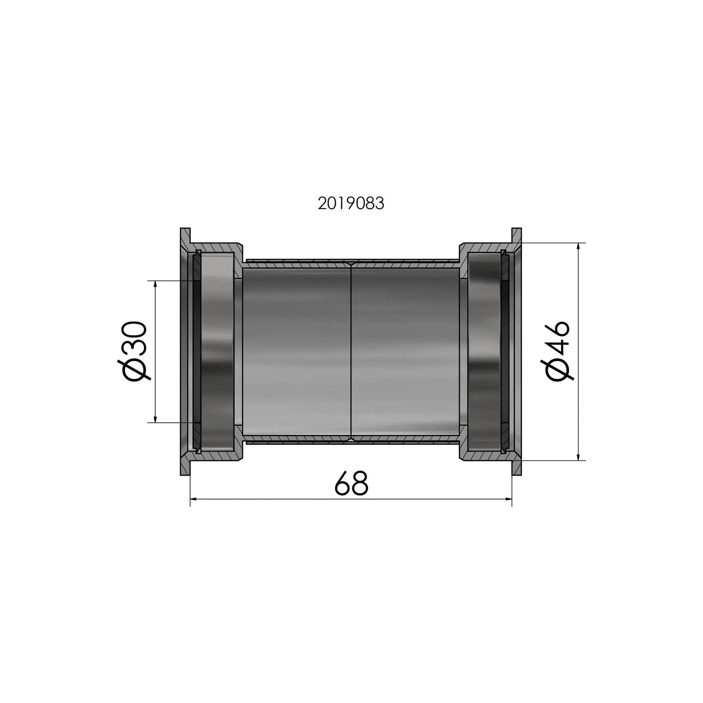 Elvedes Press Fit Pf30 Trapas - Le Coq Wielerartikelen