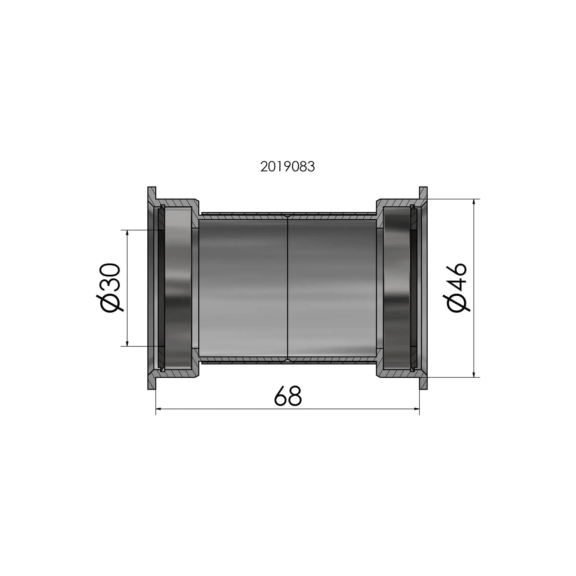 Elvedes Press Fit Pf30 Trapas - Le Coq Wielerartikelen