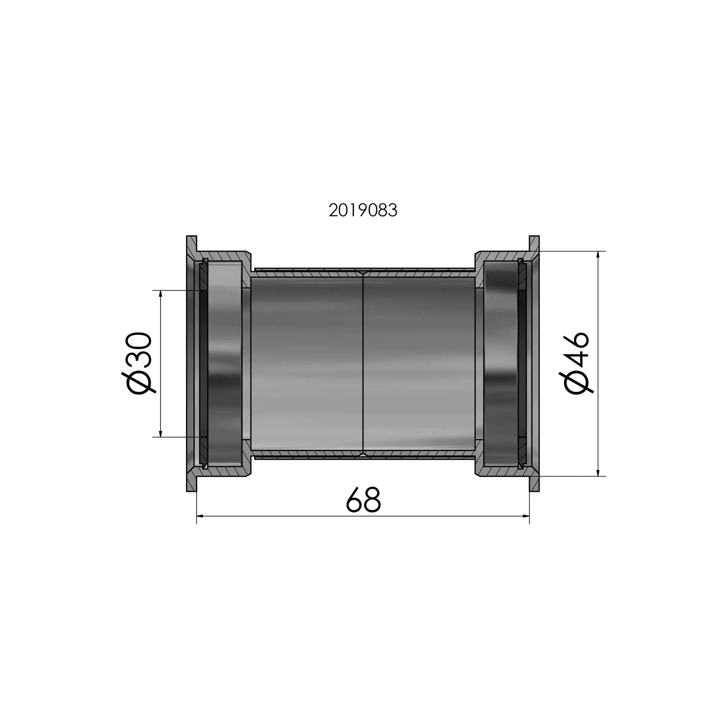 Elvedes Press Fit Pf30 Trapas - Le Coq Wielerartikelen