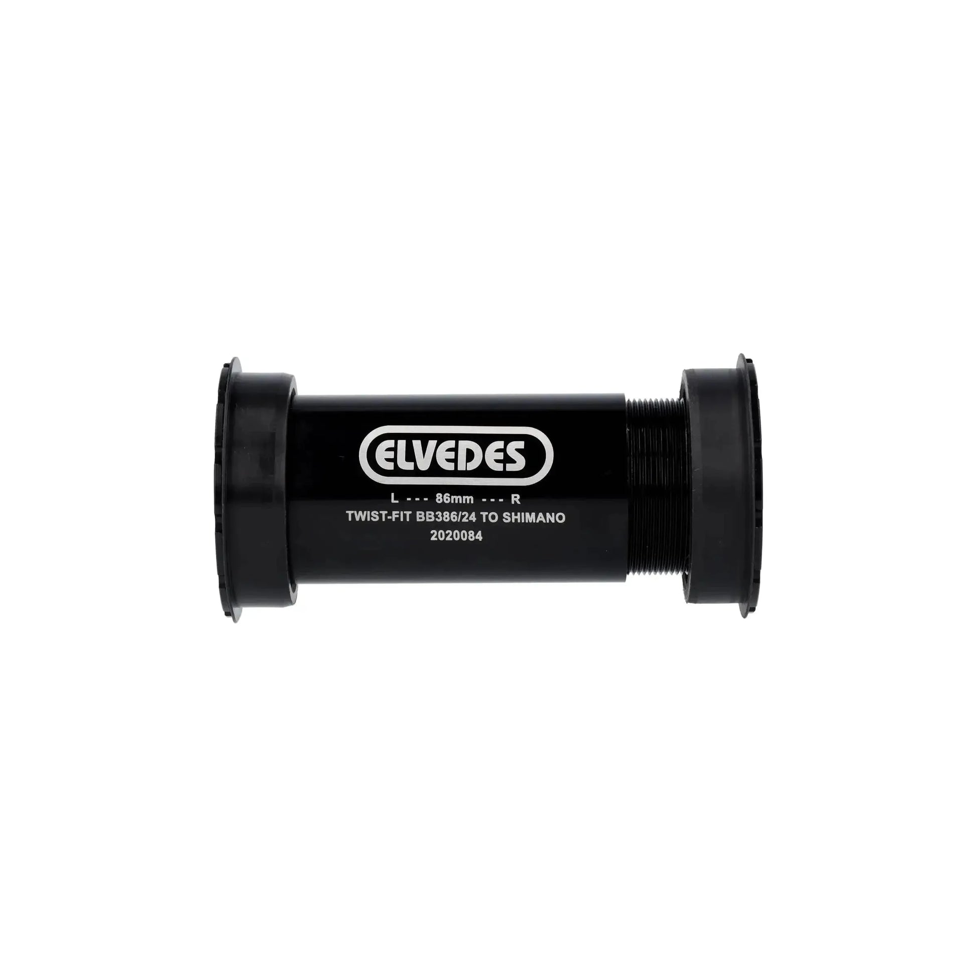 Elvedes Trapas Cupset Twistfit Shimano BB386 - Zwart - Le Coq Wielerartikelen