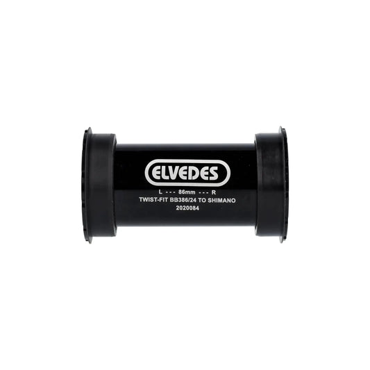 Elvedes Trapas Cupset Twistfit Shimano BB386 - Zwart - Le Coq Wielerartikelen