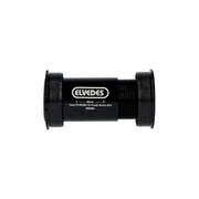 Elvedes Trapas Cupset Twistfit Praxis BB386 in zwart, geschikt voor fietstrapas en wielrenfietsen.