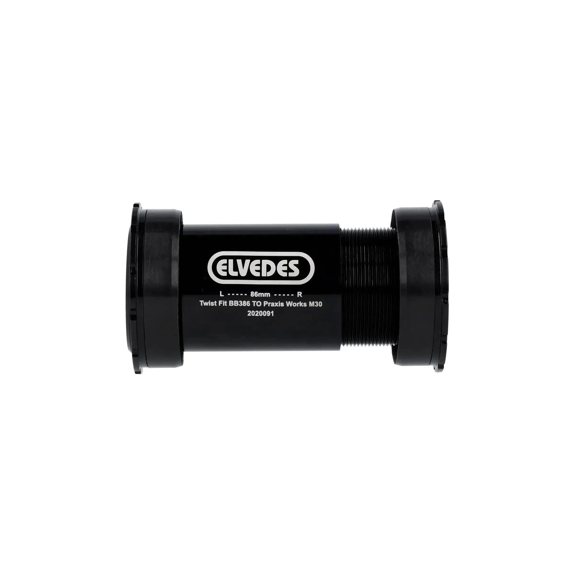 Elvedes Trapas Cupset Twistfit Praxis BB386 - Zwart - Le Coq Wielerartikelen
