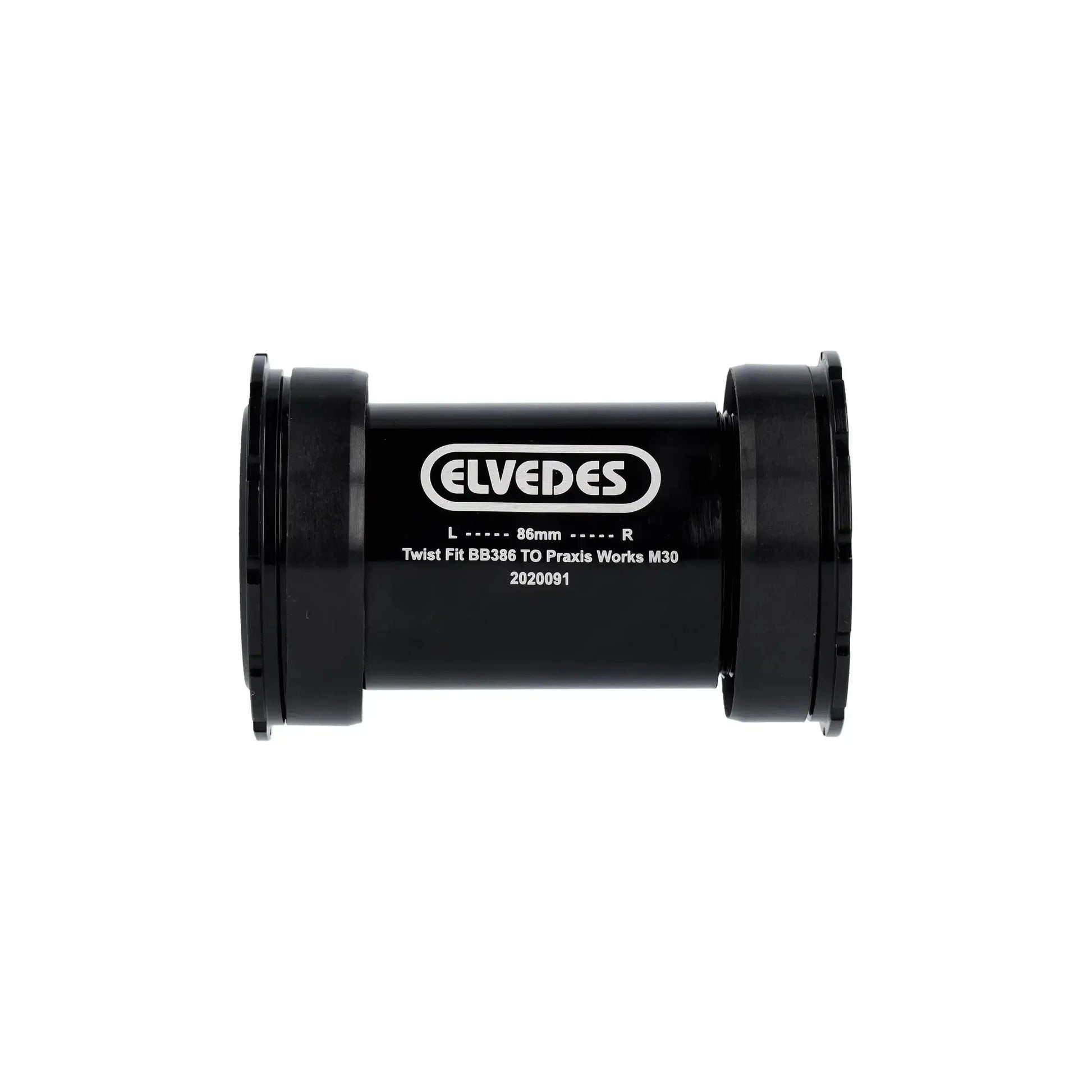 Elvedes Trapas Cupset Twistfit Praxis BB386 - Zwart - Le Coq Wielerartikelen