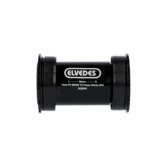 Elvedes Trapas Cupset Twistfit Praxis BB386 - Zwart - Le Coq Wielerartikelen