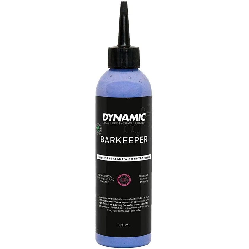 Dynamic Barkeeper Tl Sealant bandenreparatie in 100 ml, 250 ml, 1 l of 5 l fles, geschikt voor bandreparaties.