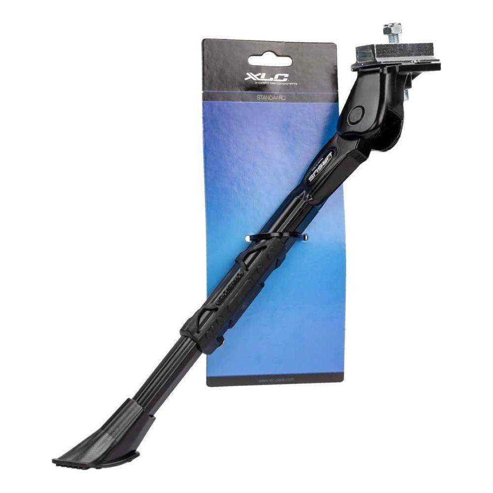 XLC standaard voor 26/28 inch banden met adapter, zwart, geschikt voor fiets, zichtbaar op de afbeelding
