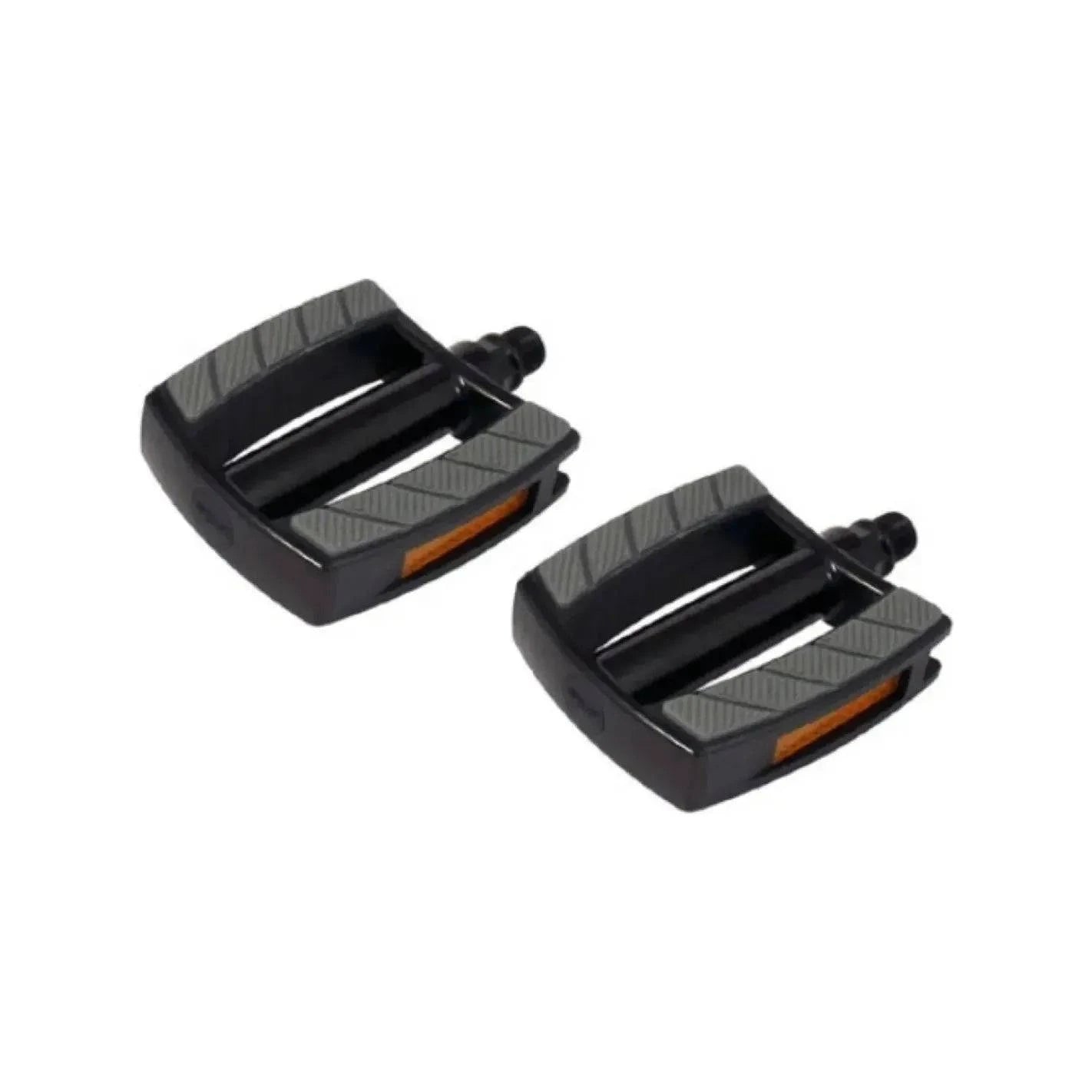 Marwi Pedaalset Sp-2828 Aluminium Huis Non-Slip - Zwart/Zilver (Op Kaart) - Le Coq Wielerartikelen
