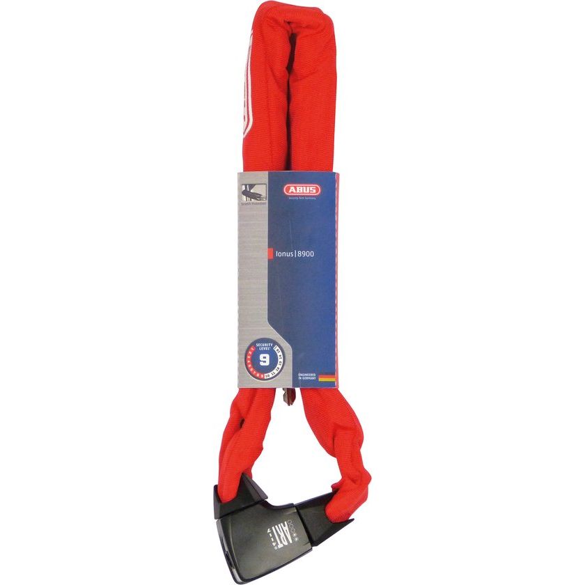 Abus 8900 kettingslot van 85 cm en 9 mm dik, ART 2 keurmerk, stevig fietsslot met ketting en slotmechanisme