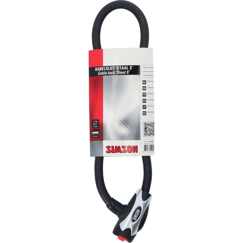Simson Kabelschloss - Größe S - 12mm x 65cm
