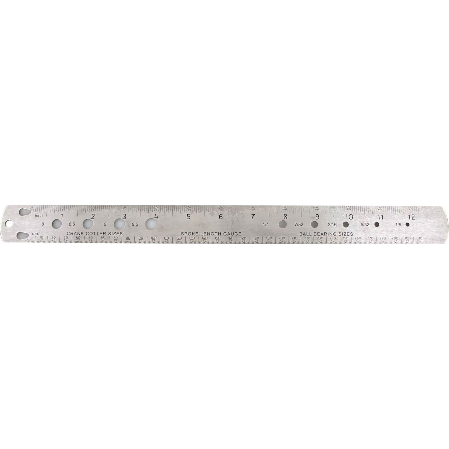 Icetoolz Spaken-/Meetlat 33Cm Rvs - Le Coq Wielerartikelen