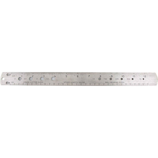 Icetoolz Spaken-/Meetlat 33Cm Rvs - Le Coq Wielerartikelen