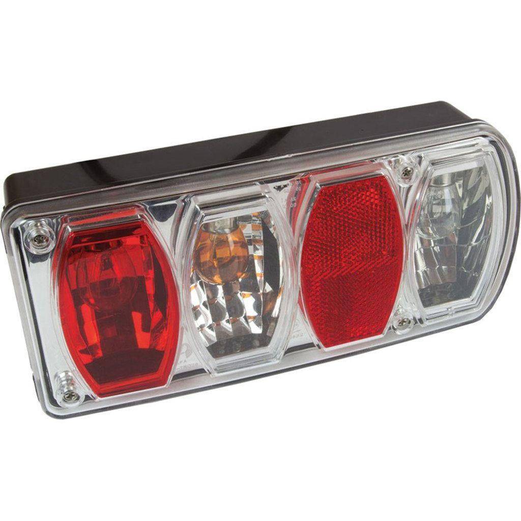 XLC Azura/Xtra CC-X19 fietsendrager achterlicht met helder rood licht en bevestigingsbeugel, geschikt voor fietsverlichting.