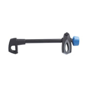 Zwarte XLC Azura 2.0 CC-X08 fietsframebevestiging met lange sleutel voor compatibele fietsen, zichtbaar op de afbeelding.