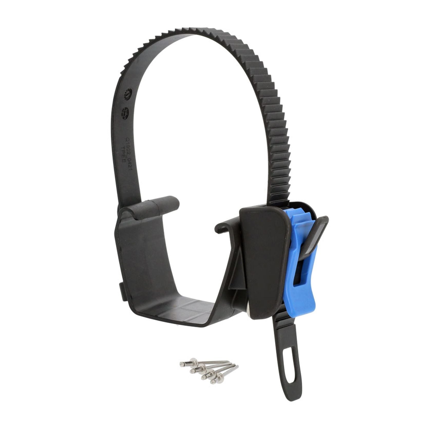 XLC Almada Work-E 2025 Cc-X43 fietsendrager riemhouder in grijs en blauw, geschikt voor e-bike accessoires