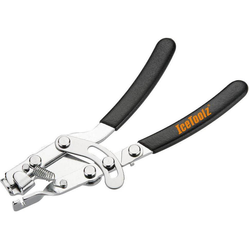 Icetoolz kabelspantang met ergonomisch handvat en stevige bek voor het vastklemmen van kabels en draden.