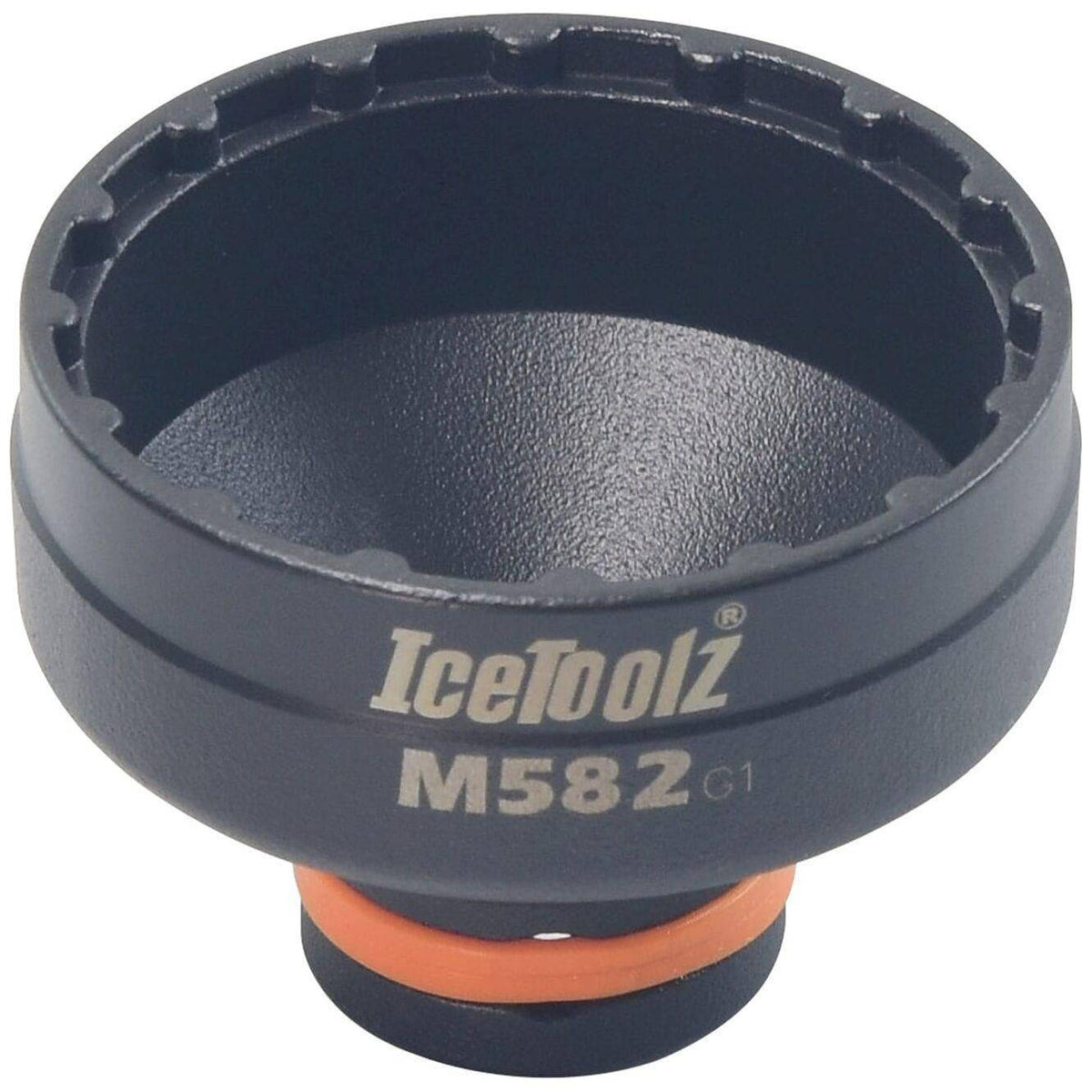 Icetoolz kettingbladgereedschap Steps E6100/7000/8000, bracket en trapassleutels, voor kettingonderhoud en reparatie.