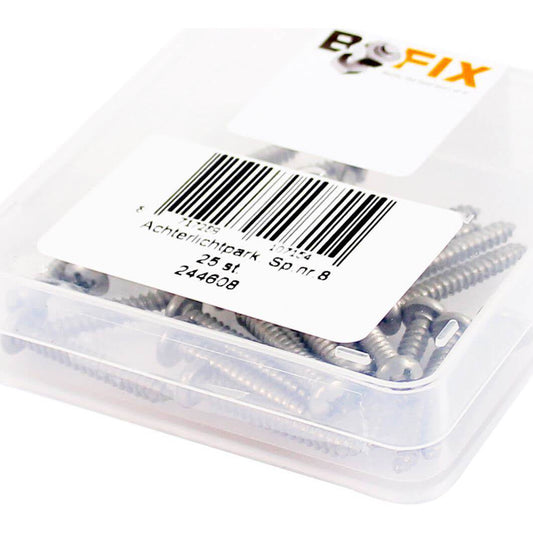 Bofix Doos Parker Spanninga Nr8 3.5 X 25 Rvs (25 Stuks) - Le Coq Wielerartikelen
