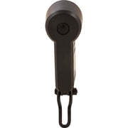 Spanninga X&O 30 Xe e-bike koplamp met 6-36V verlichting, zwart, zichtbaar in close-up op de fiets.