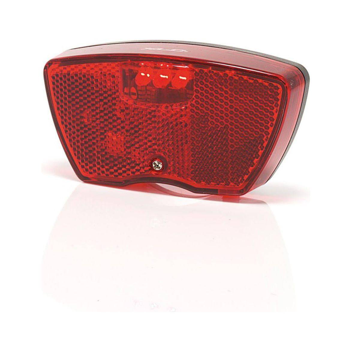 XLC achterlicht Cl-R04 met heldere LED-verlichting voor fiets, zwart kunststof behuizing en bevestigingsbeugel