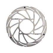 Zilveren XLC Brx114 remschijf 2.0mm voor Rohloff 4-Gats, gedetailleerd zichtbaar op de afbeelding.