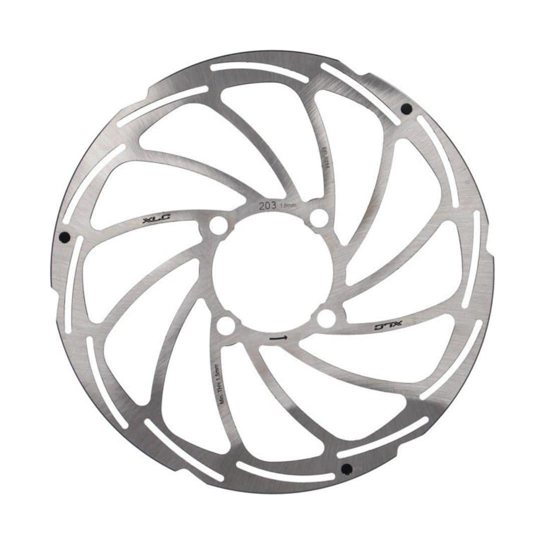 Xlc Brx114 Remschijf Ø203Mm 1.8Mm Rohloff 4-Gaats - Zilver - Le Coq Wielerartikelen