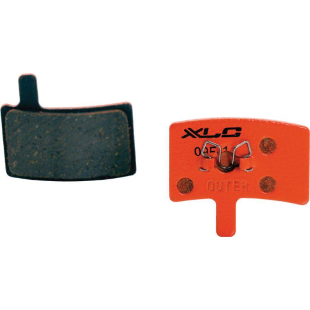XLC remblokjes voor Hayes Stroker Trail schijfrem, set A met twee remblokken, geschikt voor mountainbikes.
