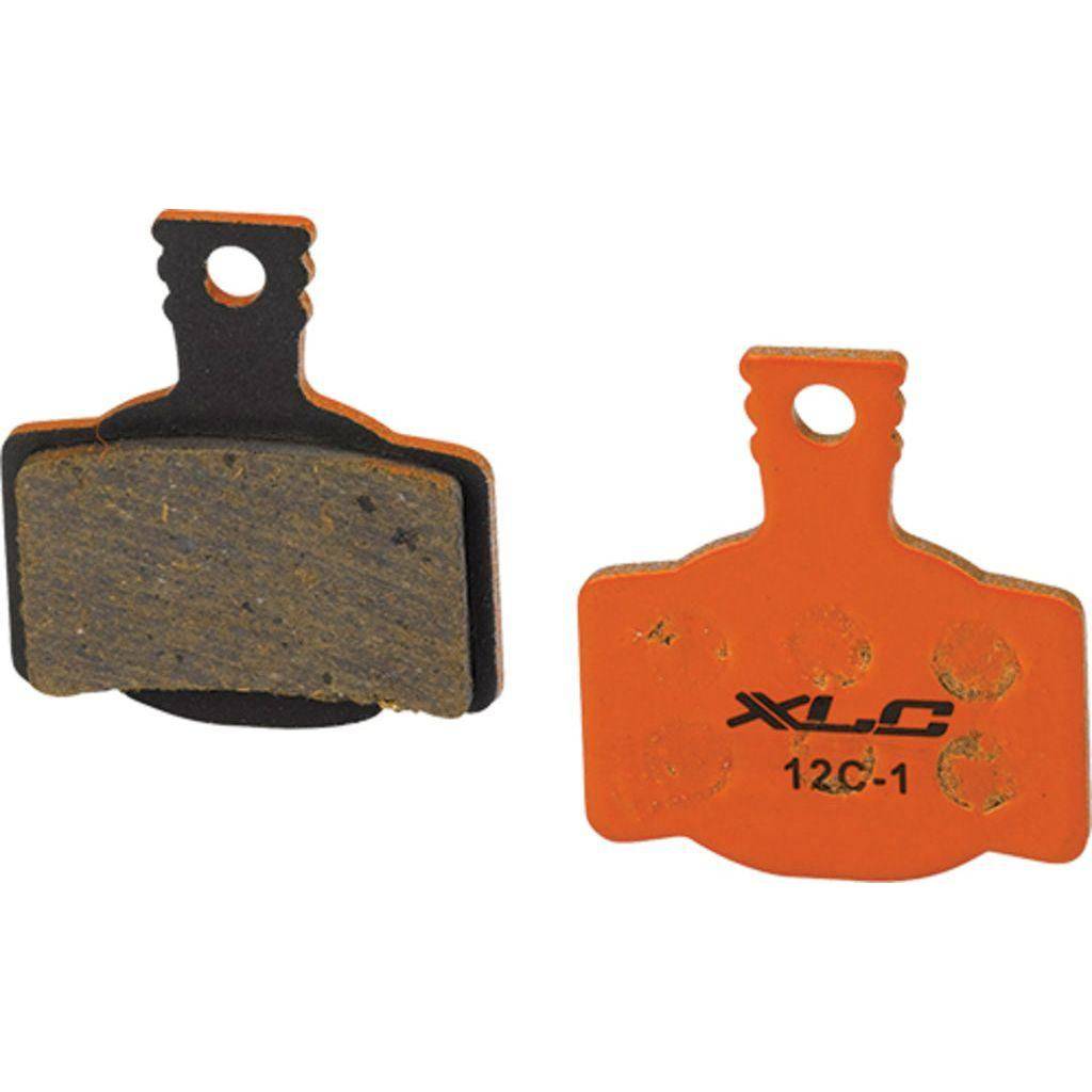 XLC remblokken voor Magura MT2/4/6/8 schijfrem, set A, zichtbaar in de afbeelding.