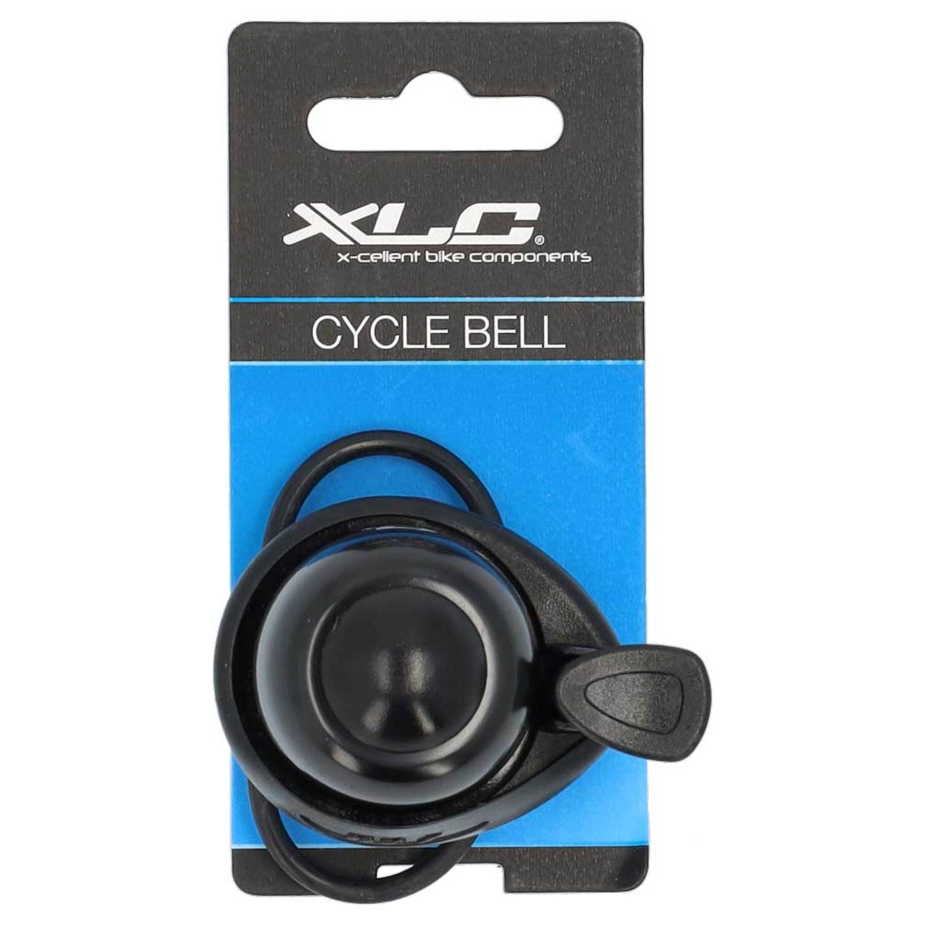 XLC fietbel DD-M07, heldere rode bel voor fiets, eenvoudig te bedienen en zichtbaar op de fiets.