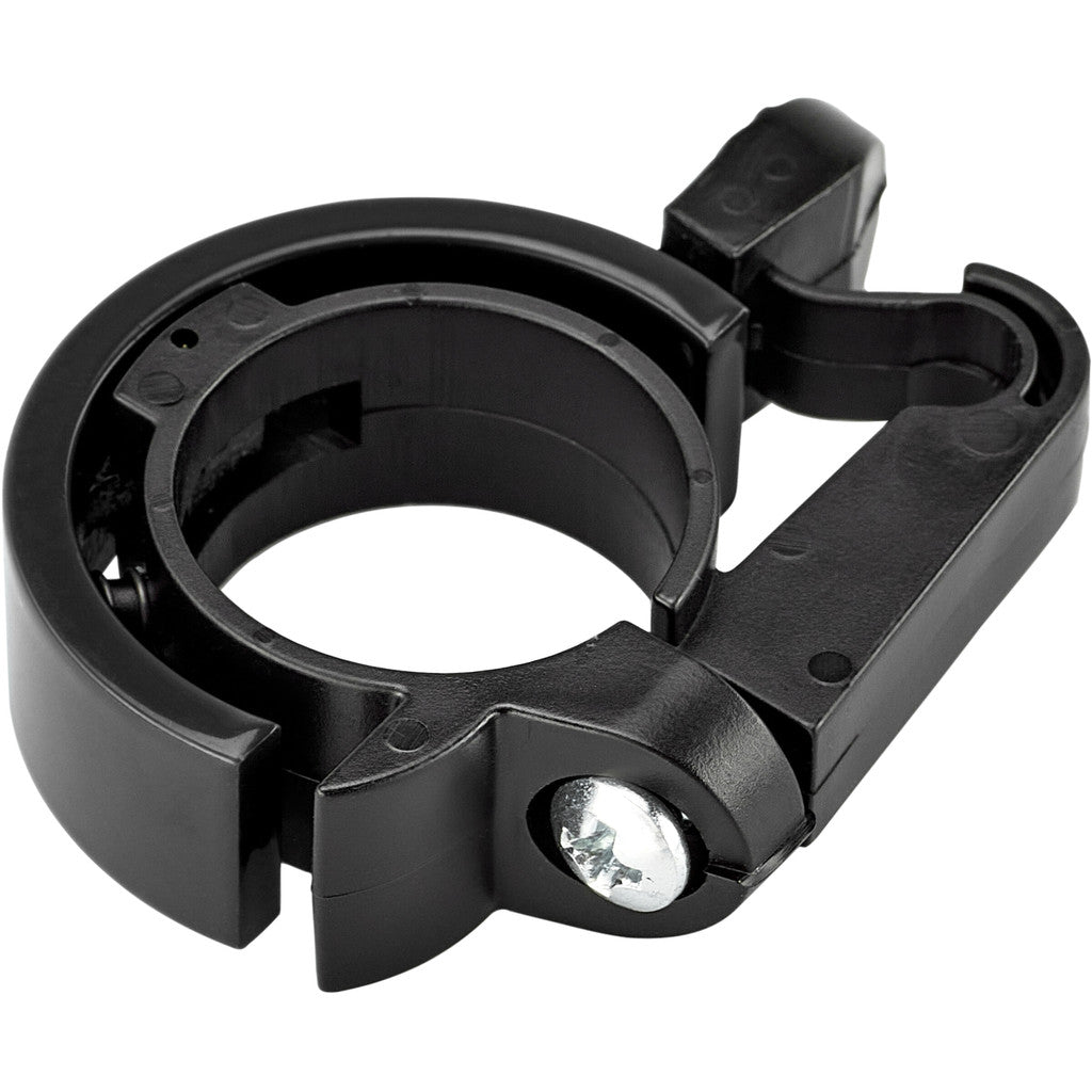 XLC fietbel ring DD-R01 met ronde bel, zwart, voor veilig en duidelijk geluid op de fiets.