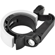 XLC fietbel Ring Dd-R01 in ringvorm, heldere uitstraling, geschikt voor fietsgebruik, zwart met zilveren bel.